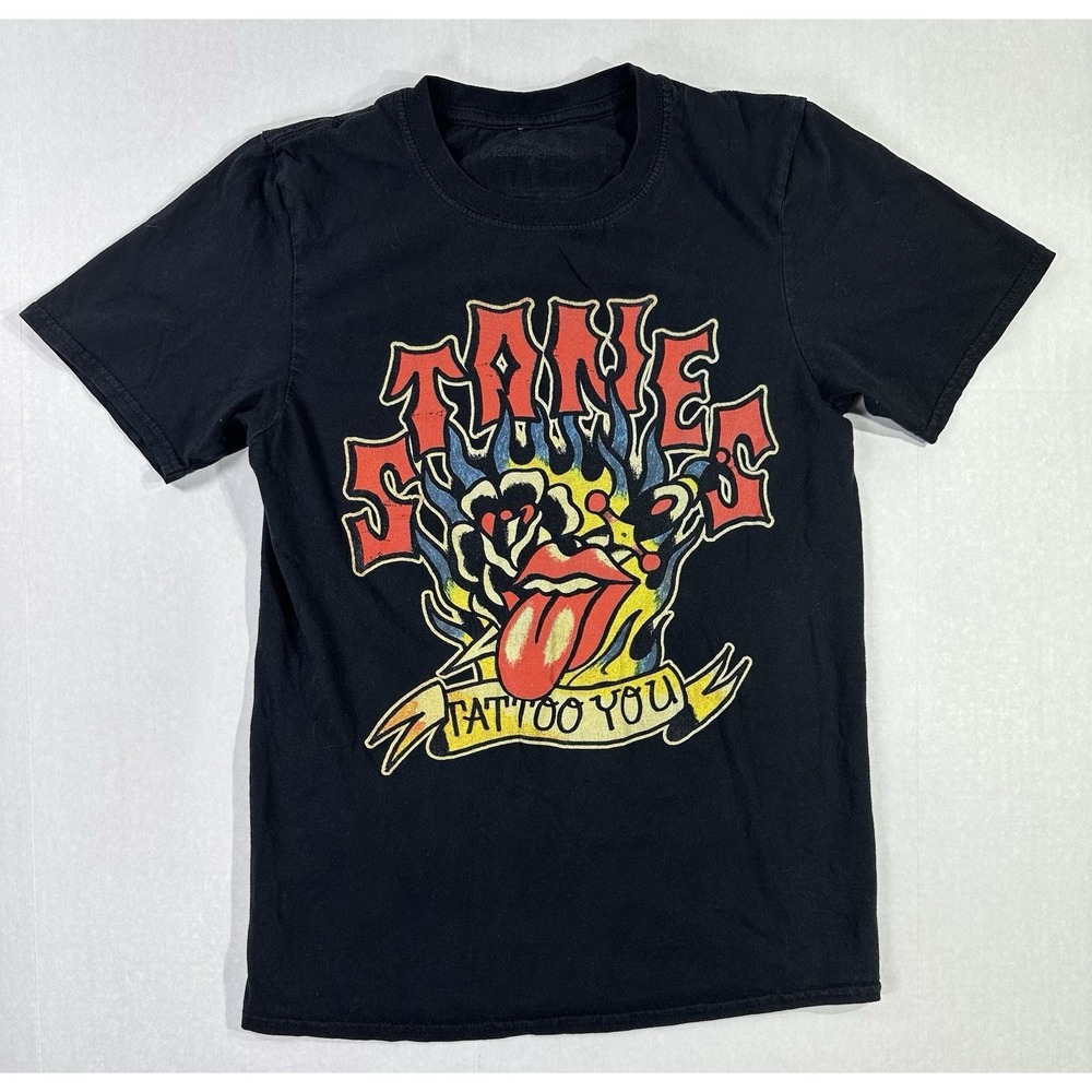 The Rolling Stones Tattoo You Graphic T-Shirt Black Small Band Rock Tee